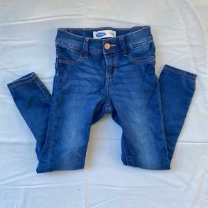 Girls Old Navy Ballerina Jeggings Medium Wash with Adjustables